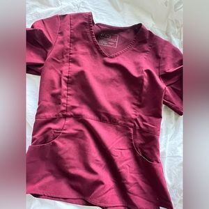 Figs, top and joggers set Burgundy